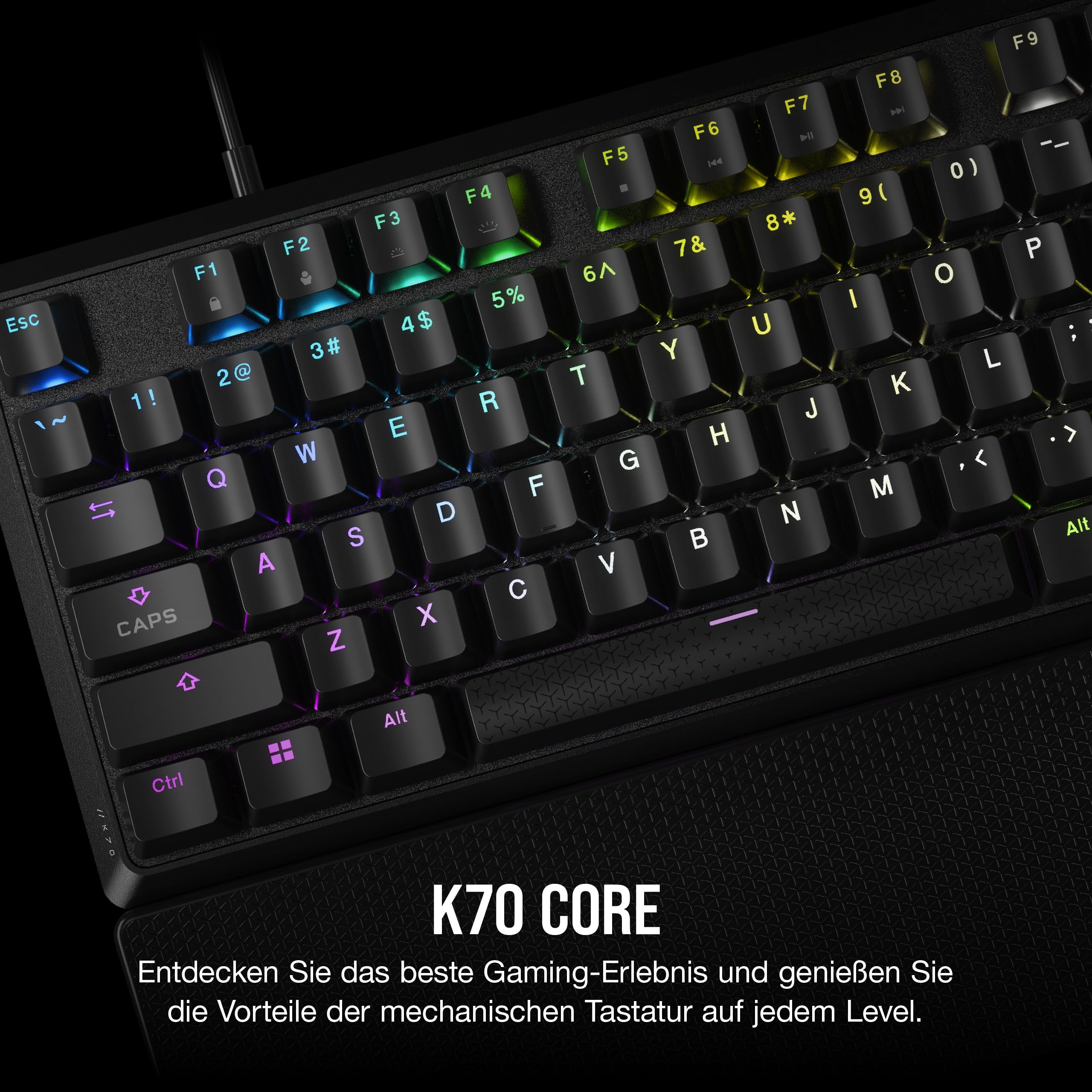 corsair-k70-core-rgb-mechanische-gaming-tastatur-vorgeschmierte-rote-lineare-swi image 2