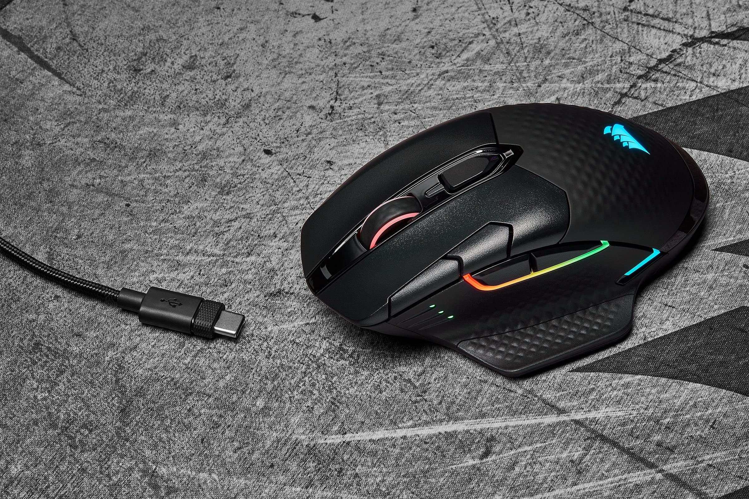 corsair-dark-core-rgb-pro-se-kabellose-fps-moba-gaming-maus-18-000-dpi-qi-laden- image 2
